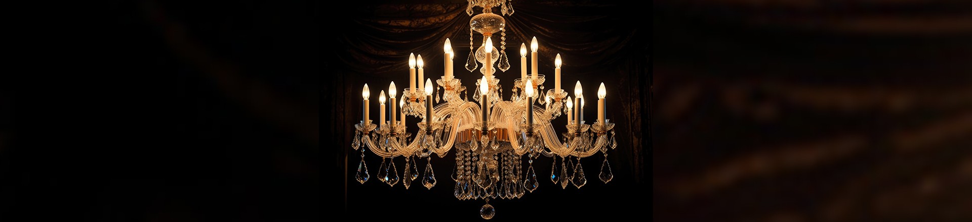 Đèn Chùm Đồng - Nến