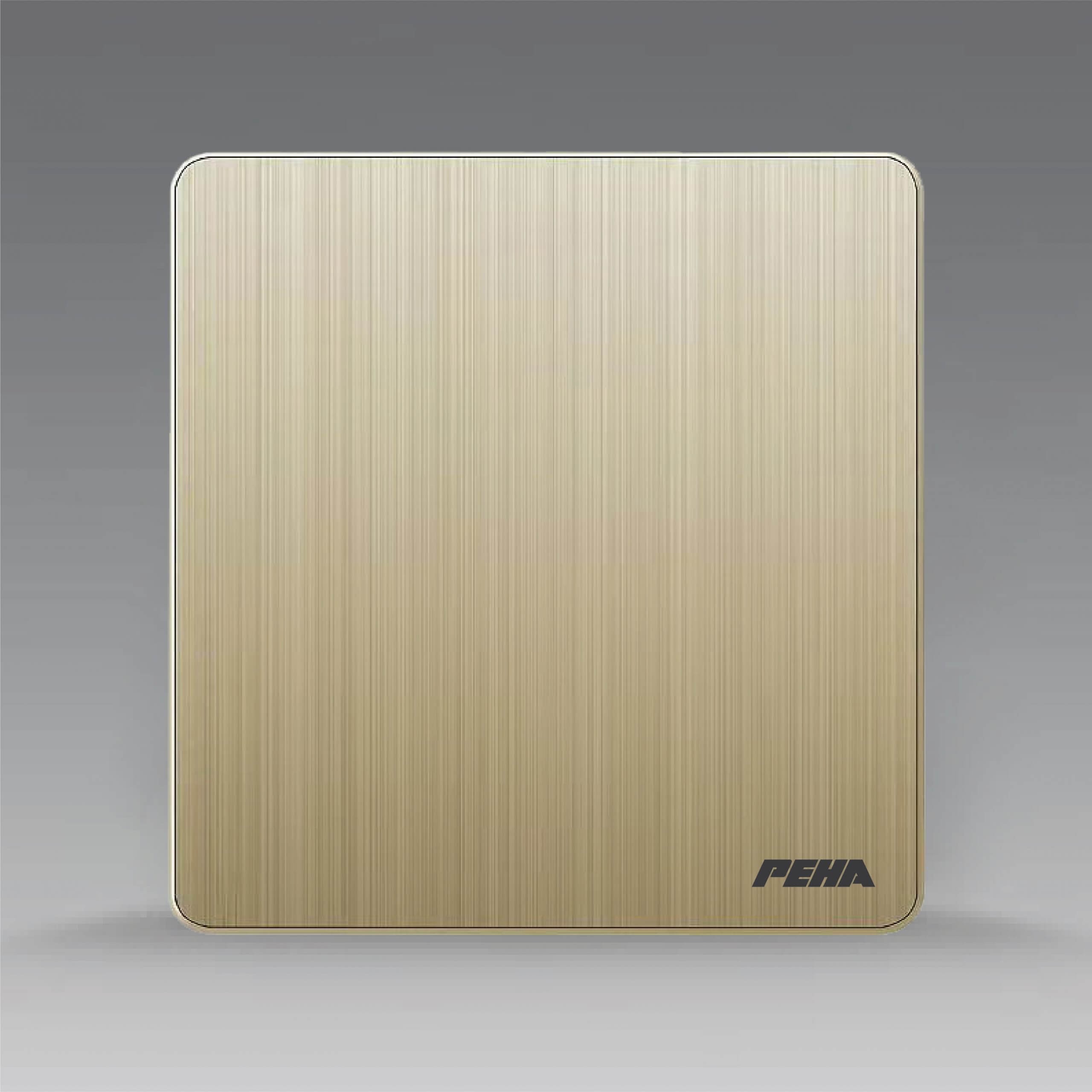 A300-L01A (16A/250V) 1 gang 1 way switch/1 công tắc 1 chiều. Nhôm Xước