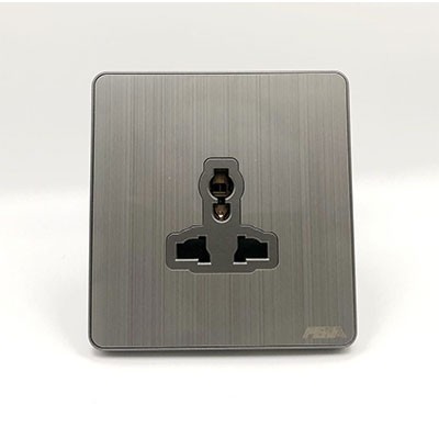 Bộ ổ cắm 3 chấu – A300 Aluminum GRAY Series