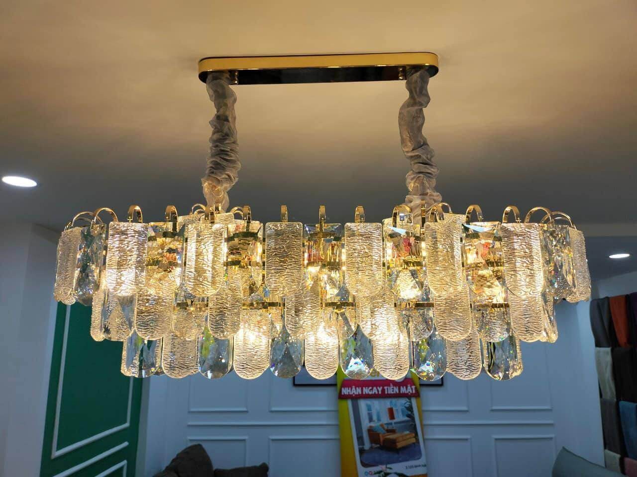 Đèn thả pha lê ngang TPL6291N970