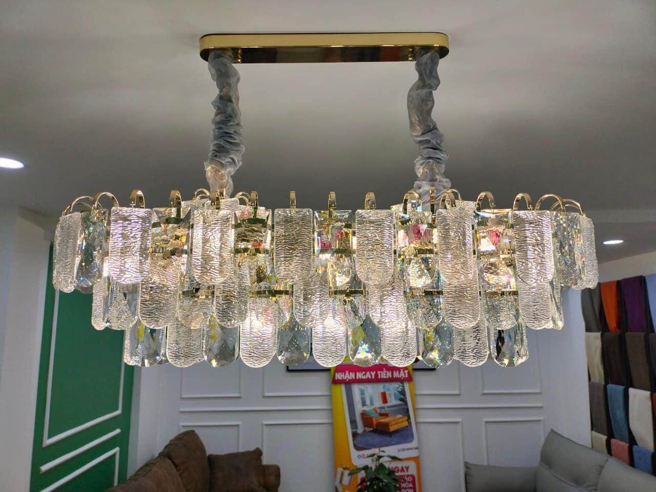 Đèn thả pha lê ngang TPL6291N970