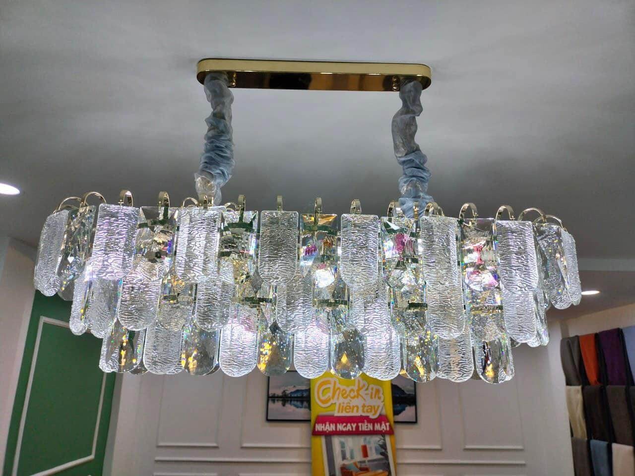 Đèn thả pha lê ngang TPL6291N970