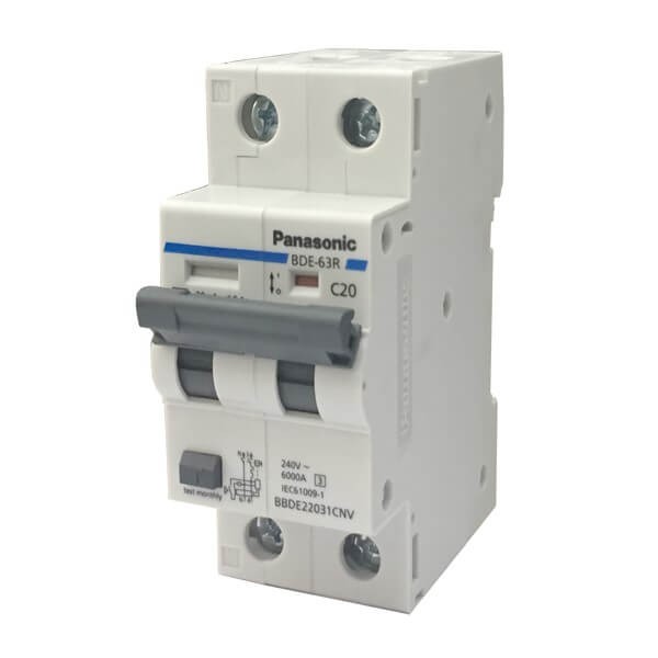 Cầu dao chống rò RCBO 2P20A 6kA BBDE22031CNV
