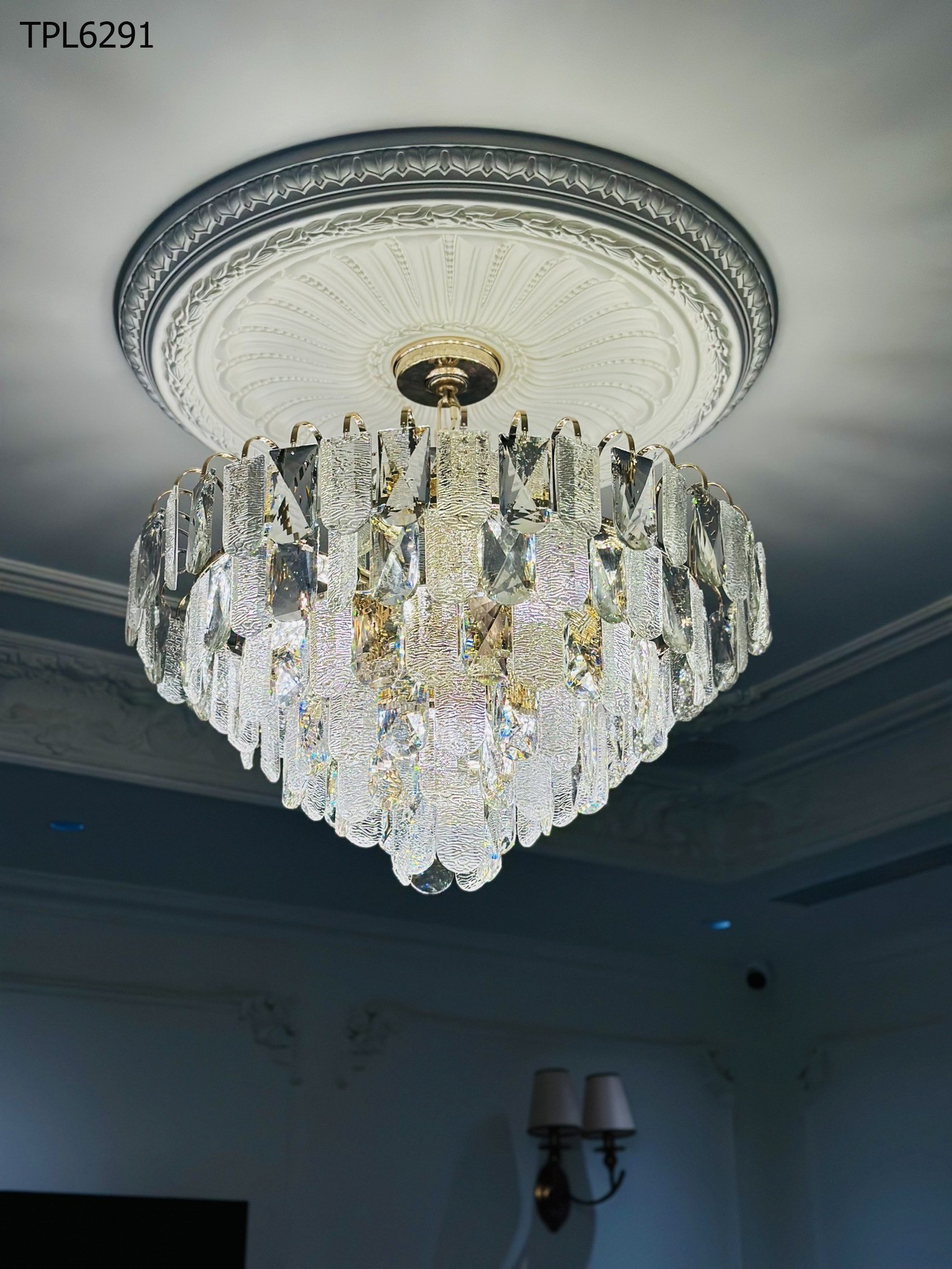 Đèn thả pha lê TPL6291T800