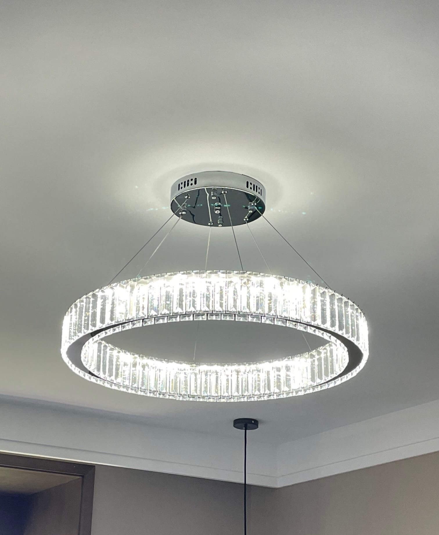 Đèn thả pha lê THD7047 - Φ400