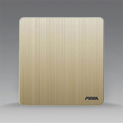 A300-L01A (16A/250V) 1 gang 1 way switch/1 công tắc 1 chiều. Nhôm Xước