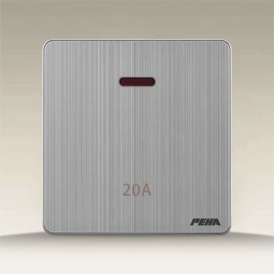 Bộ công tắc 20A A300 Aluminum GRAY Series