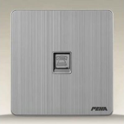 Bộ ổ cắm điện thoại – A300 Aluminum GRAY series