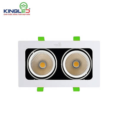 ĐÈN LED SPOTLIGHT ĐÔI 20W (GL -2*10SS-V)