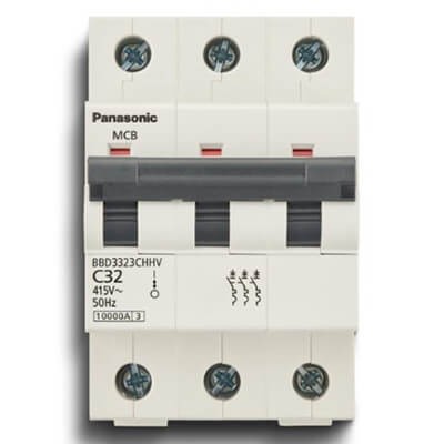 MCB 3P 40A 10kA BBD3403CHHV