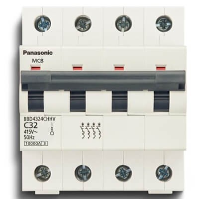 MCB 4P 50A 10kA BBD4504CHHV