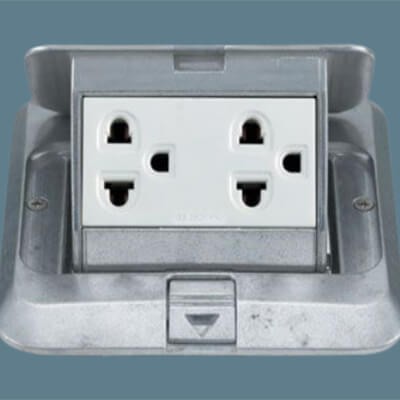 Ổ cắm âm sàn 3 thiết bị DU5900VTK
