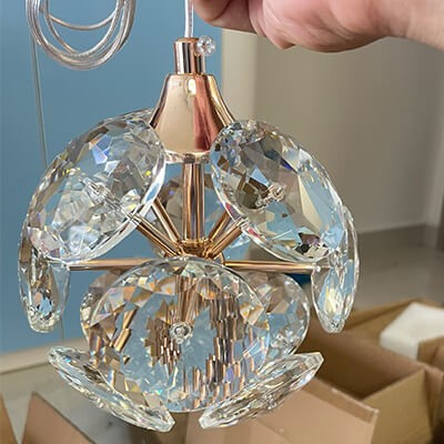 Đèn Thả Đơn Pha Lê T-2228/1